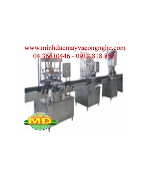 Máy chiết rót đóng nắp chai tự động