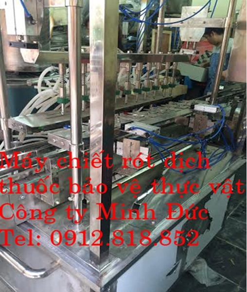 Máy chiết rót dịch thuốc bảo vệ thực vật